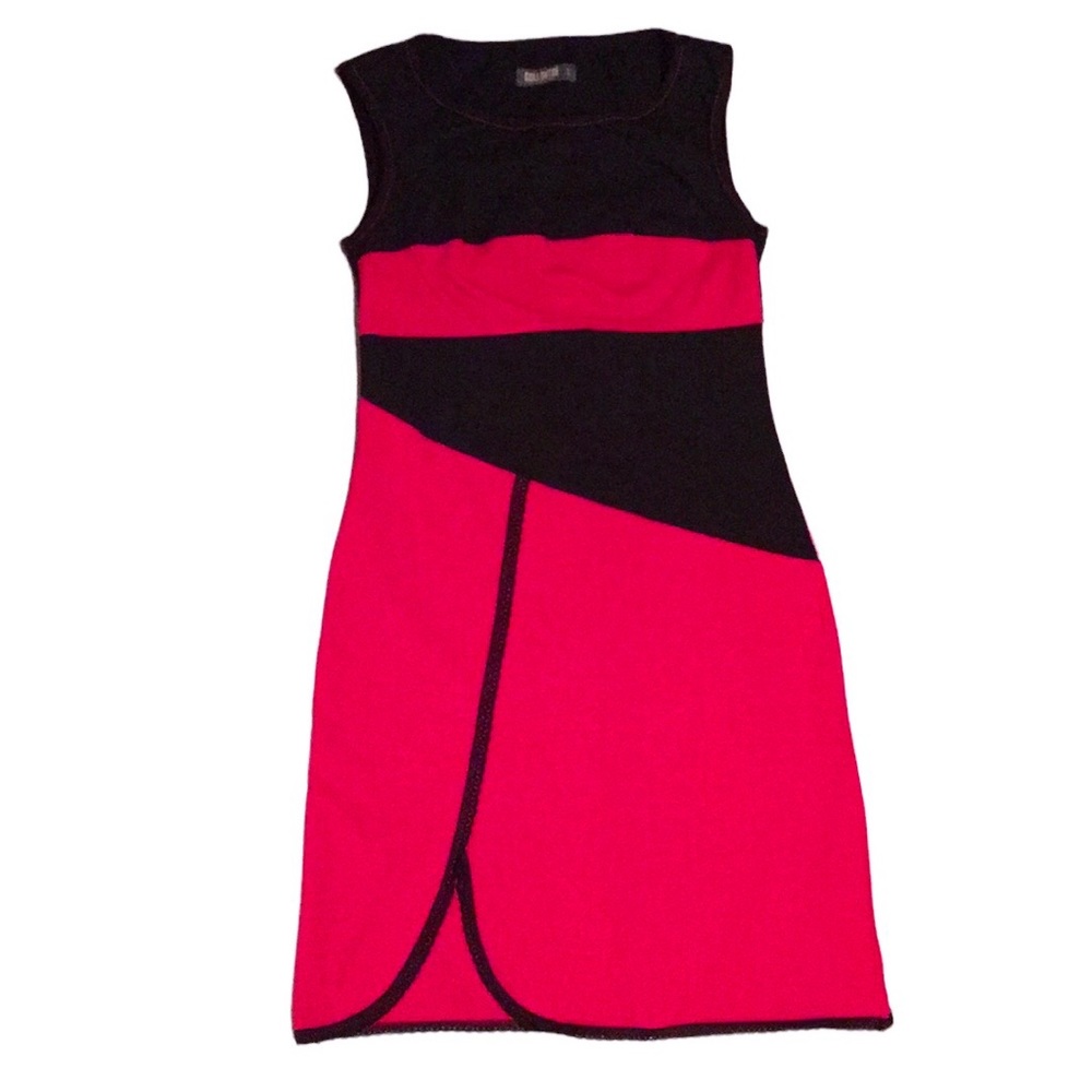 Kollontaï | Black & Red Cotton Dress (Montreal)